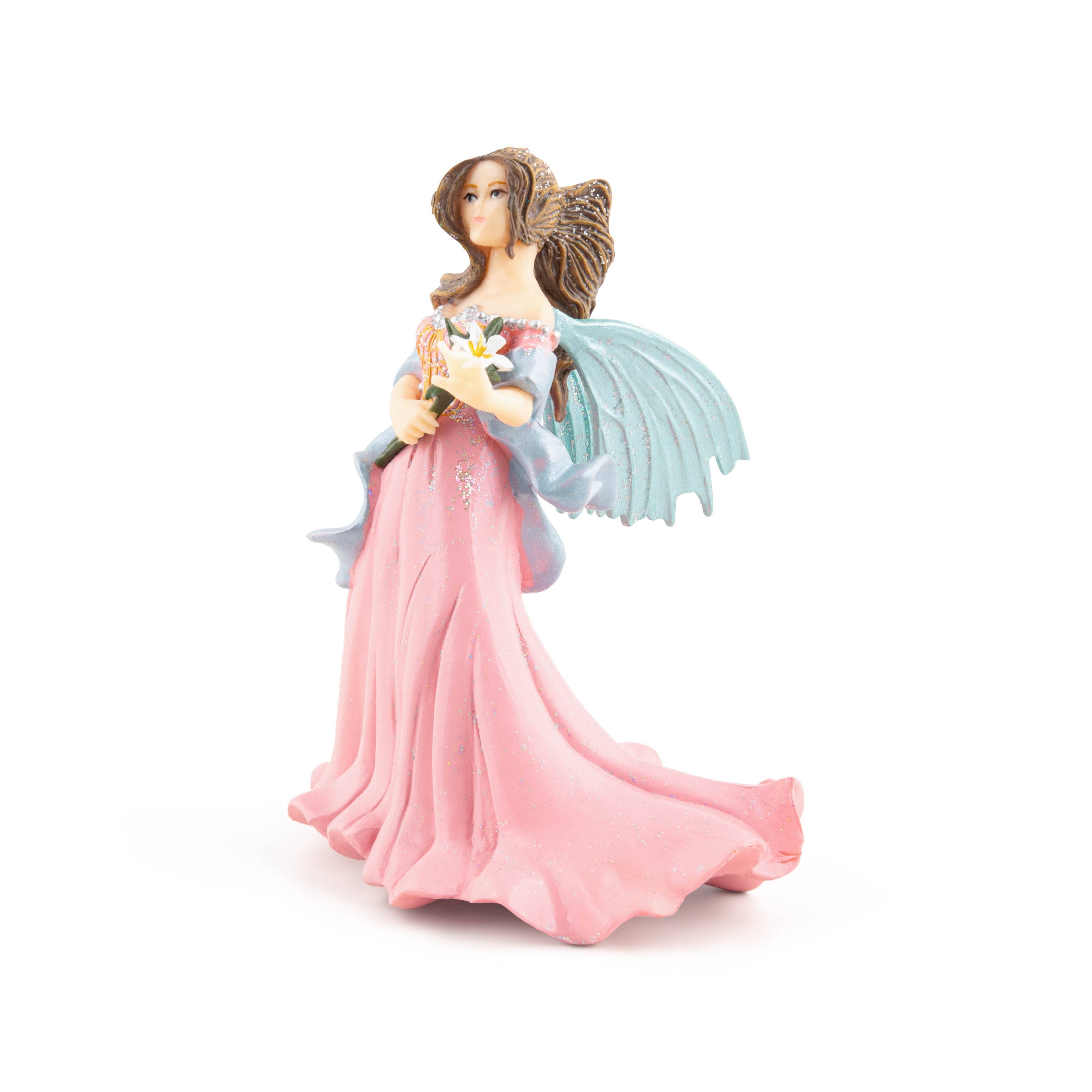 Papo Figurina elfo rosa con giglio