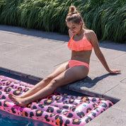 Swim Essentials Materassino Gonfiabile - Rosa/Oro - Safari Chic - 177 cm