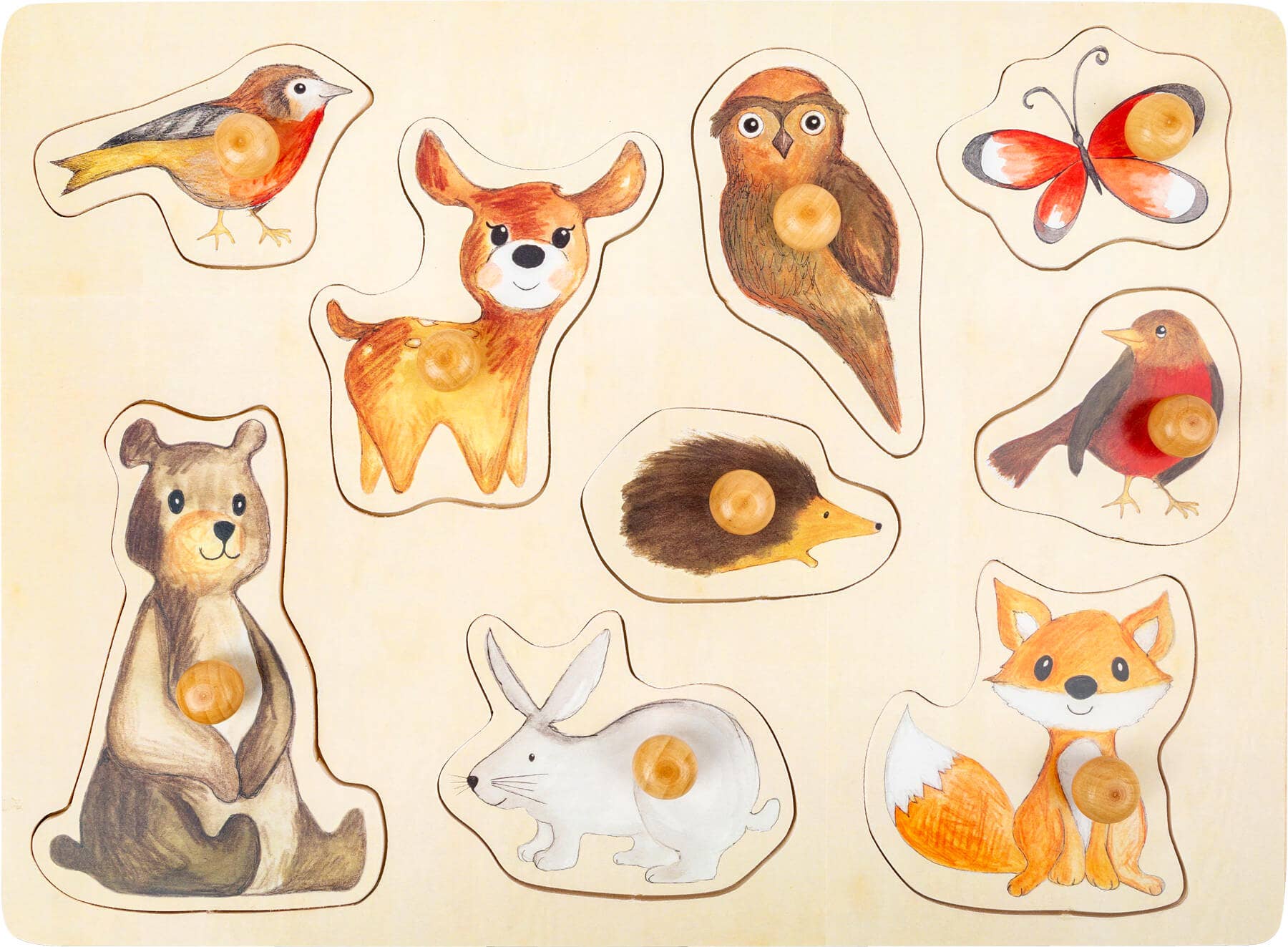 Small foot Puzzle Animali della foresta