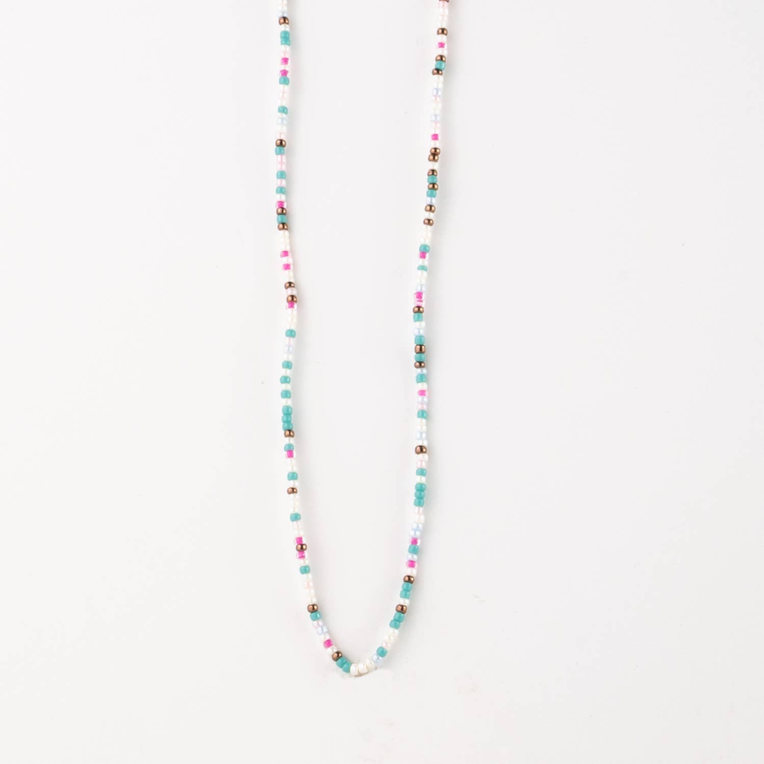 Pineapple Island Collana Girocollo Alila con Perline Delicate: Pastello