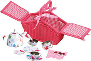 Small foot Cesto picnic con fiori colorati in stile anni ’70