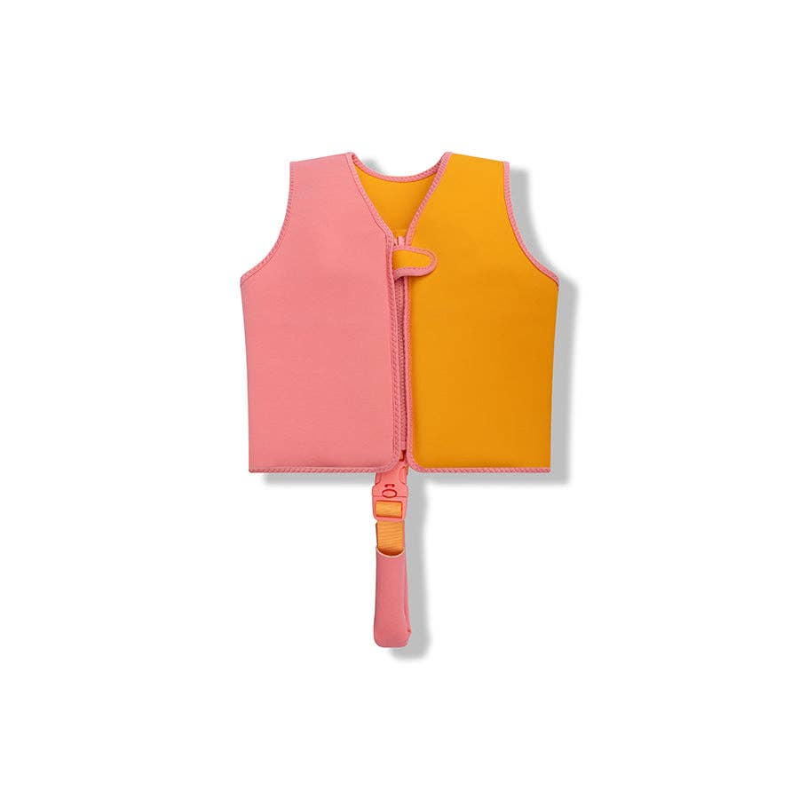 Swim Essentials Giubbotto da nuoto - Arancione/Rosa - Scontro Vivace