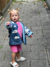 ToutVintage Giacca ricamata in cotone nuvola BAMBINI