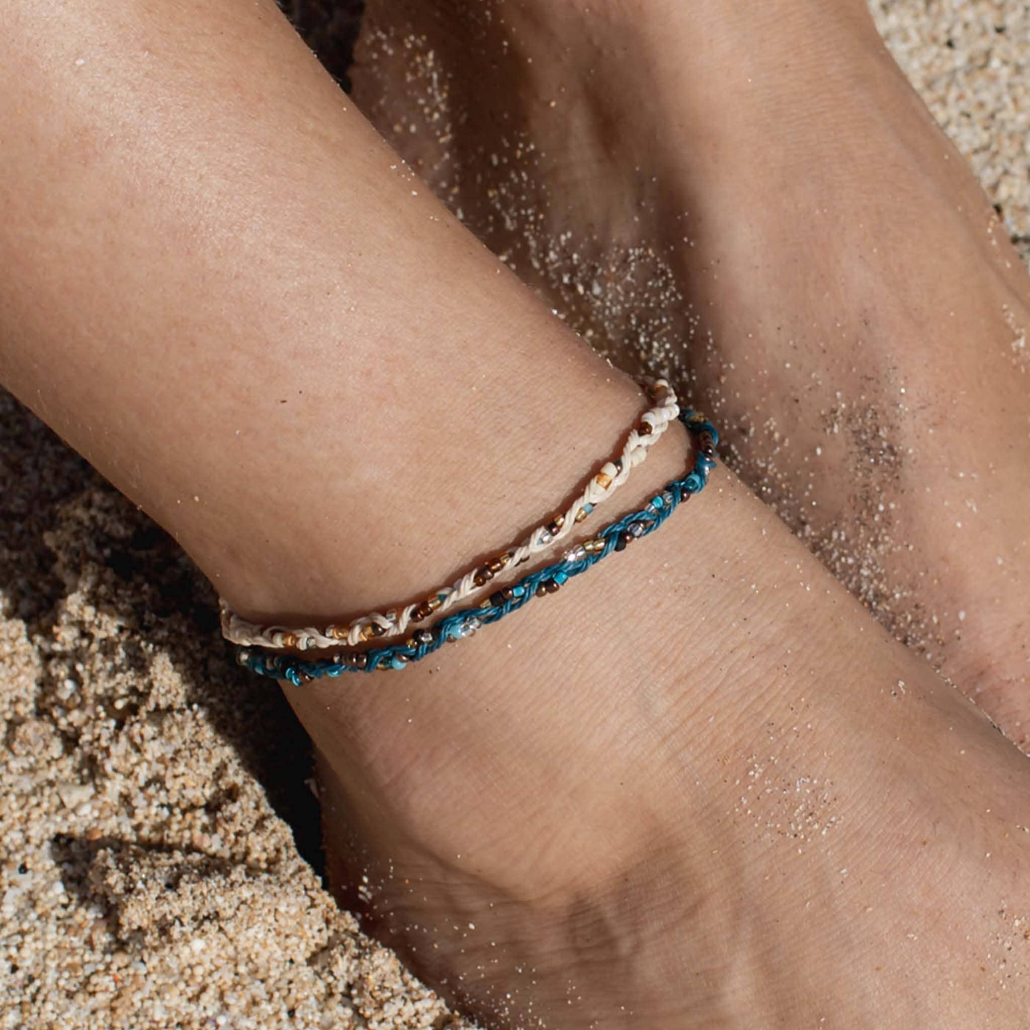 Pineapple Island Cavigliera Railay Beach con perline, cavigliera da surf di Koh surf: Toni estivi
