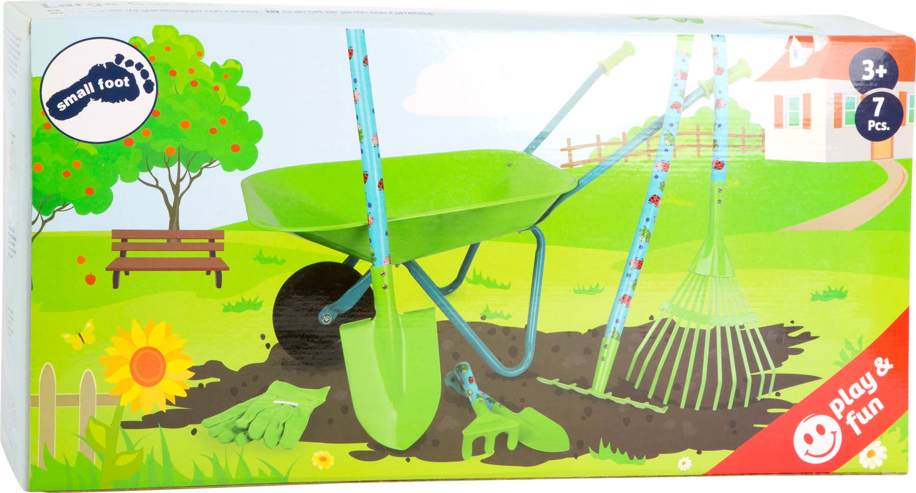 Small foot Set da giardino grande con carriola