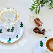 BLU KAT CHRISTMAS FOREST - Set di 4 sottobicchieri, 11 cm