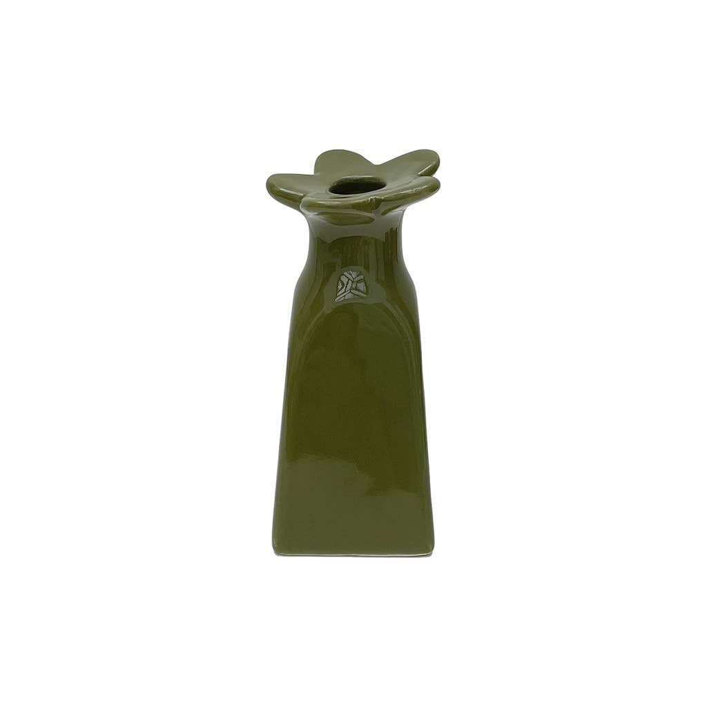 Opjet Paris Fiore decorativo soliflor pm kaki D5,5 H11,5 cm