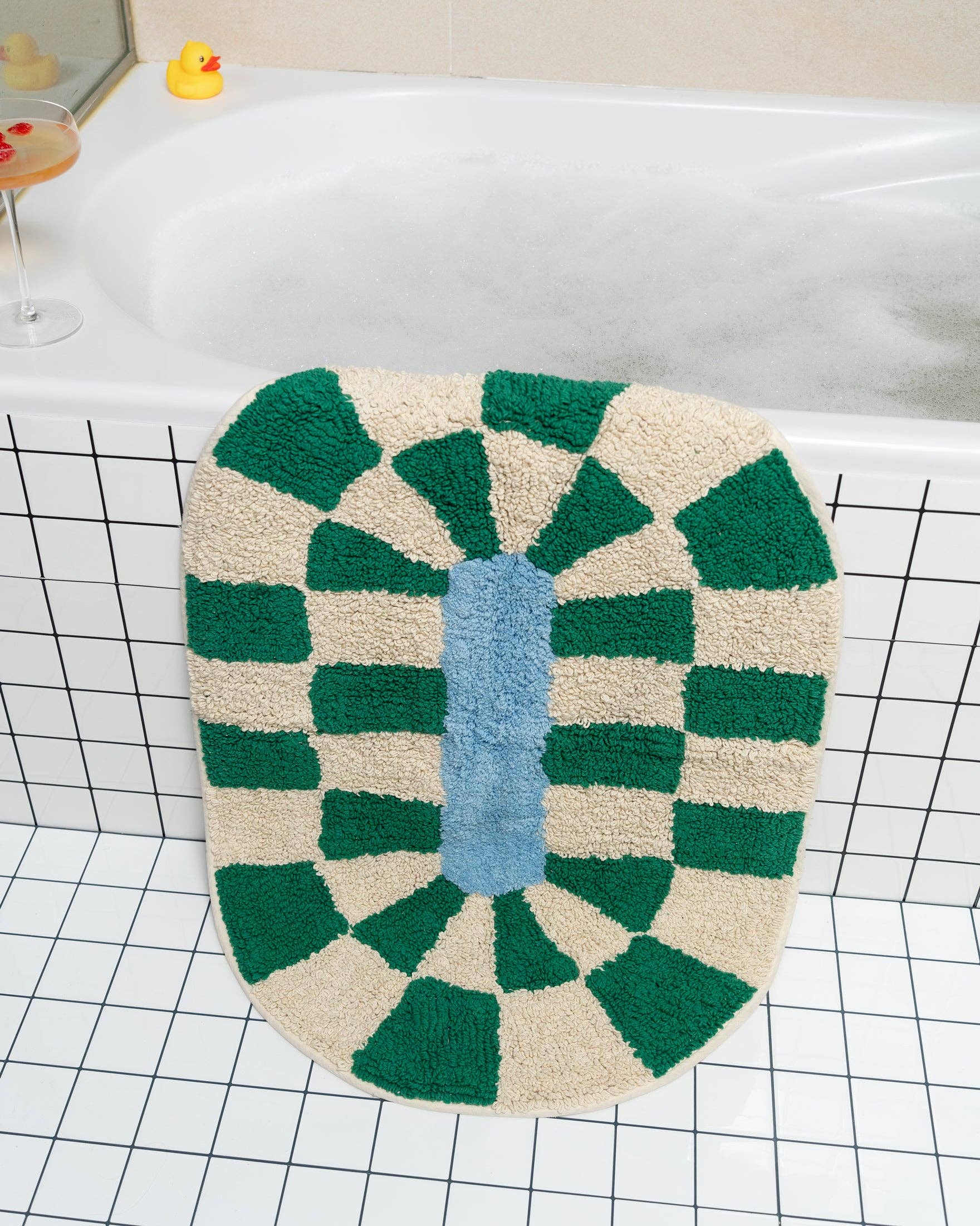 Tarta Gelatina Rita Tappetino da bagno - Verde