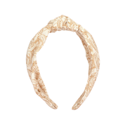 GRECH & CO Fascia Classica con Nodo | Cotone Organico: In Bloom