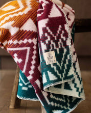 MoST - J. Vercoulen Coperta da letto in lana VYR PINE - matrimoniale - verde