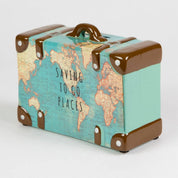 Sass & Belle Europe Salvadanaio salvadanaio con mappa vintage