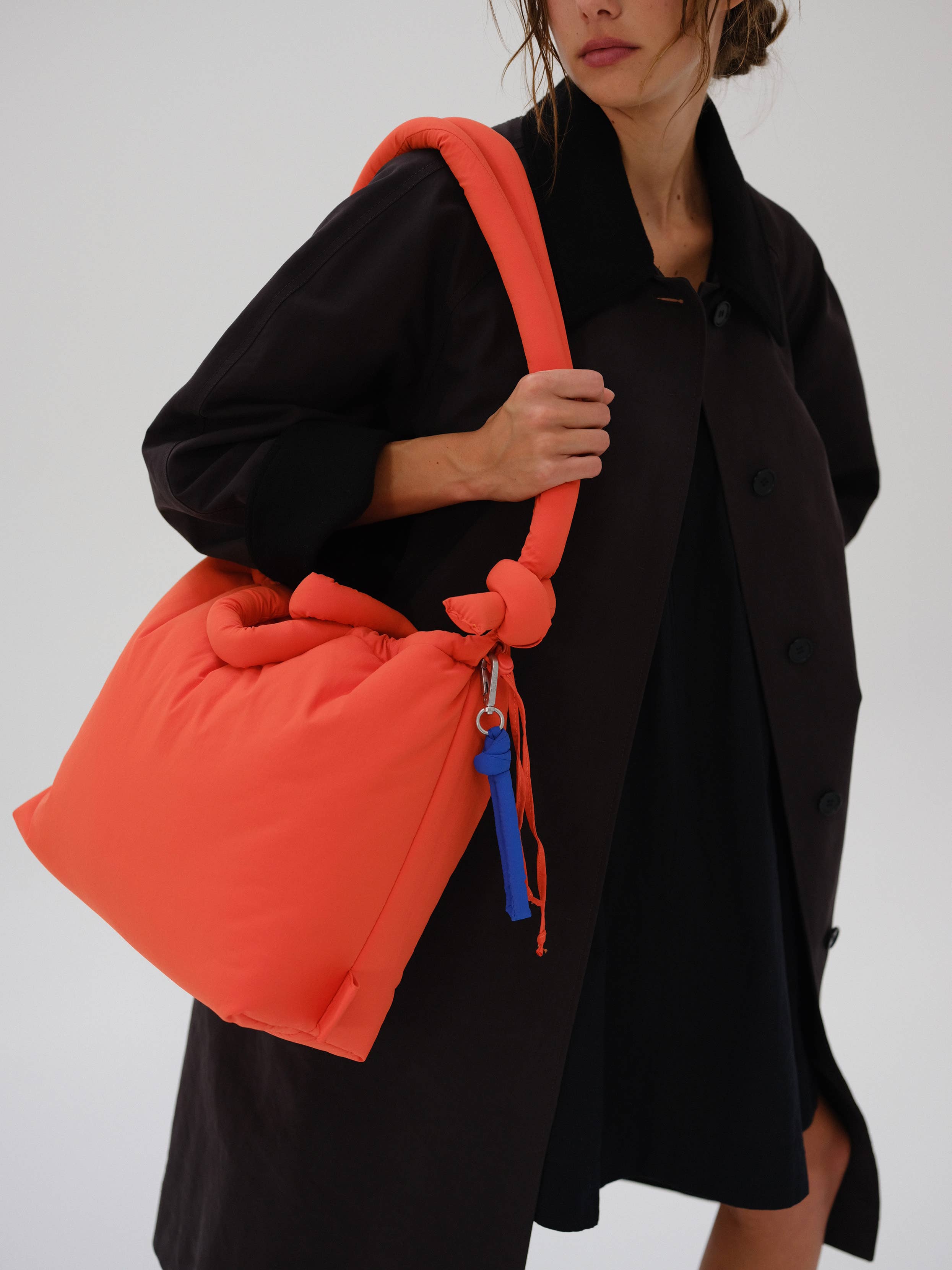 Ölend Backpacks Portachiavi Puffy: Blu Cobalto