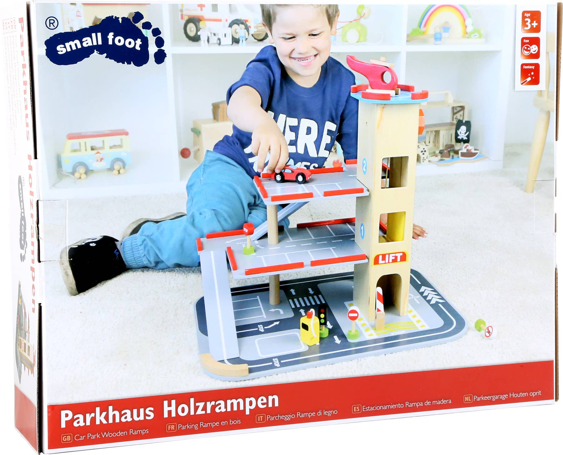 Small foot Parcheggio multipiano in legno « Rapid Descent »