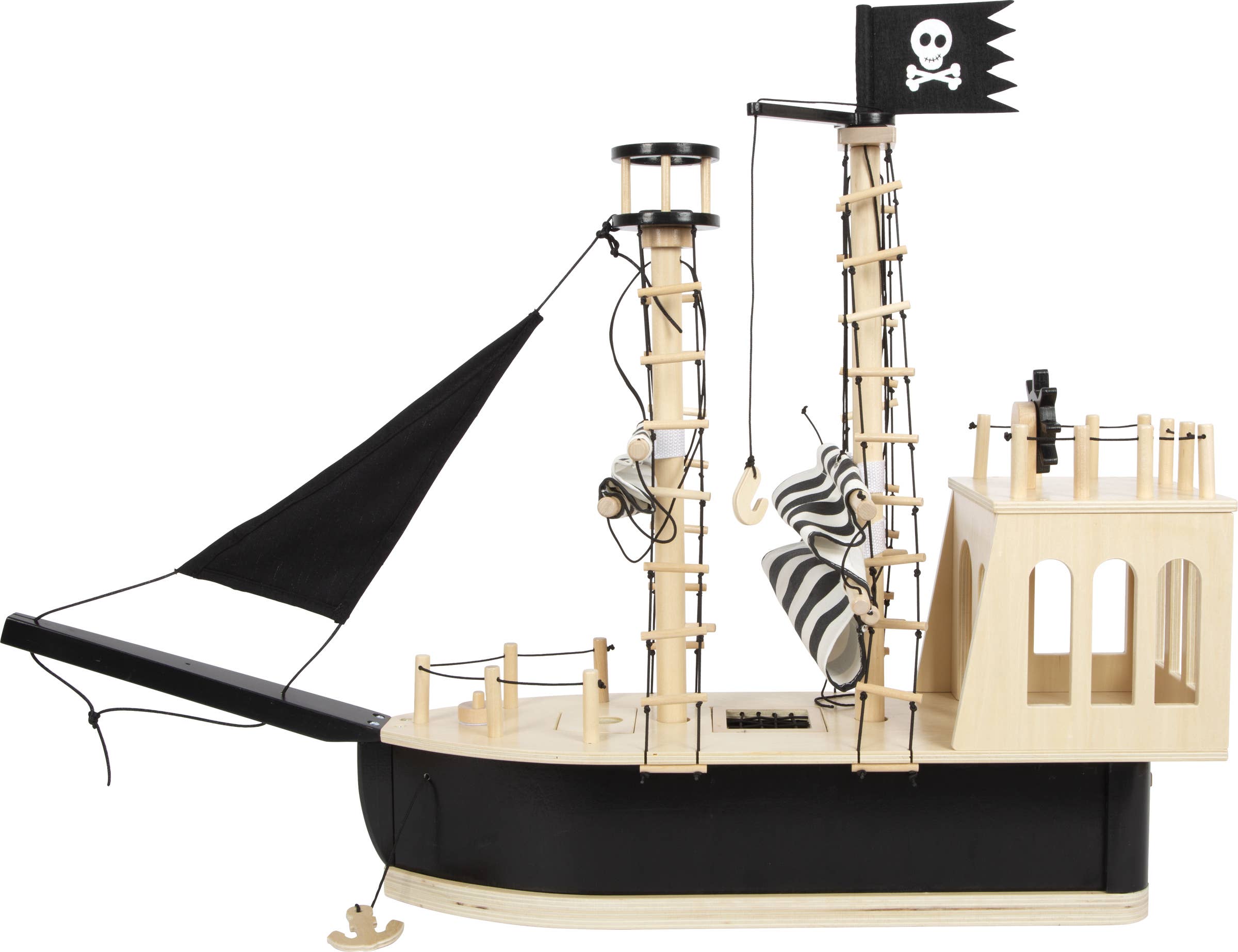 Small foot Nave Pirata in Legno con Dettagli Autentici | small foot