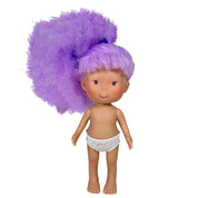 Nines Artesanals d'Onil Dolls BAMBOLA PIPPA SUMMER COTTON LILLA: NORMALE