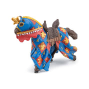 Papo Statuina cavallo blu con giglio
