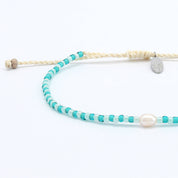 Pineapple Island Braccialetto Delicato con Perline Mutiara: Rosa & Rosso
