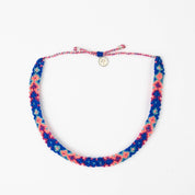 Pineapple Island Braccialetto Intrecciato Leme Surf: Blu e Rosa