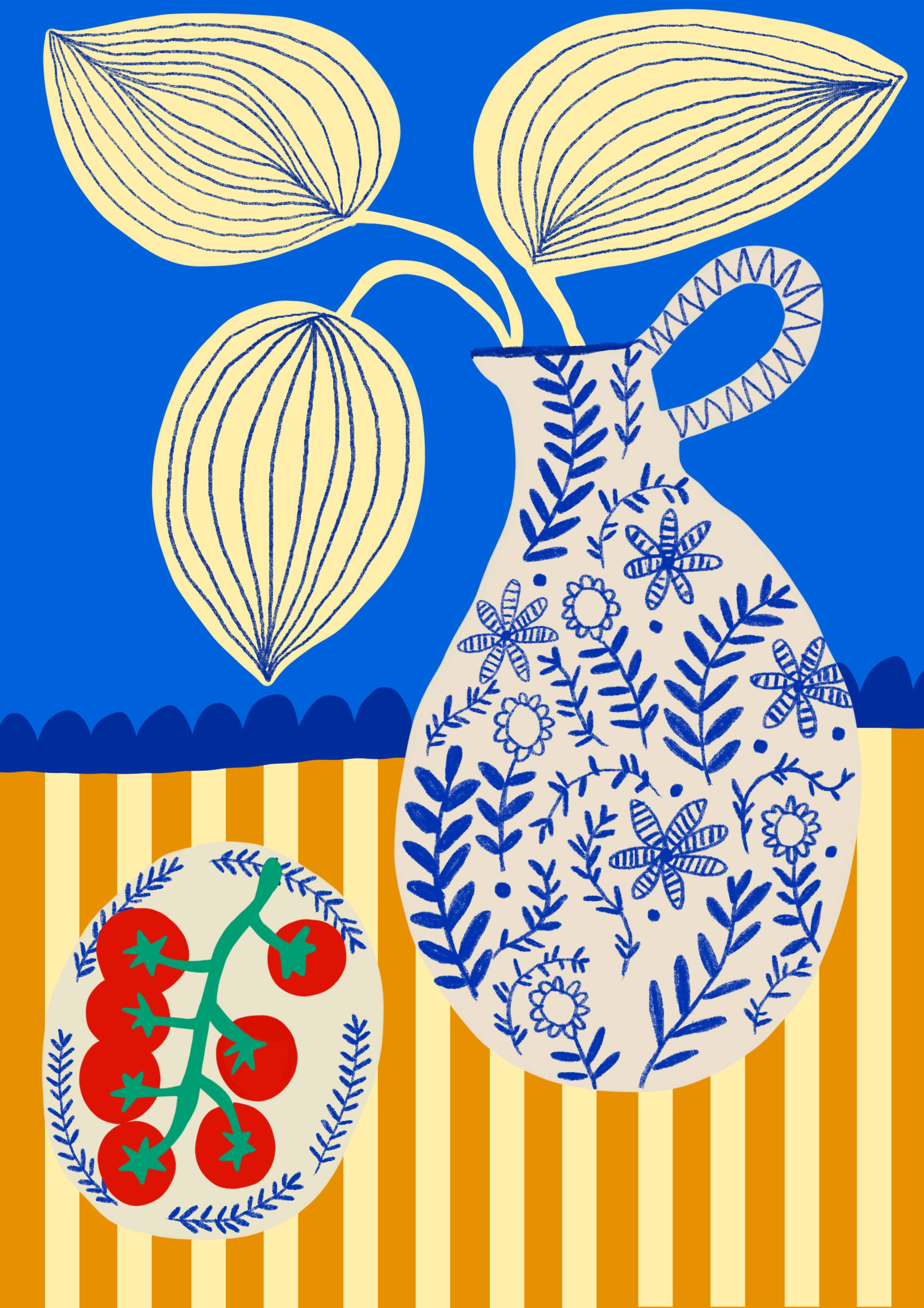 Teresa Rego Porcellana e Pomodori: A3