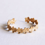 Bazou Bracciale a fiori - oro