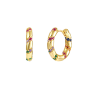 Rosies Musa cerchi multicolore: Arcobaleno / Oro