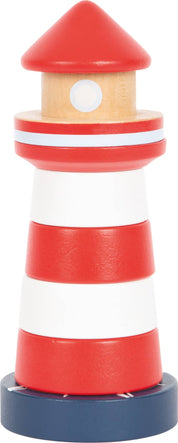 Small foot Torre impilabile Big Ocean Lighthouse | Giocattoli impilabili | Legno