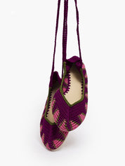 slō Ballerine uncinetto Magenta_Purple