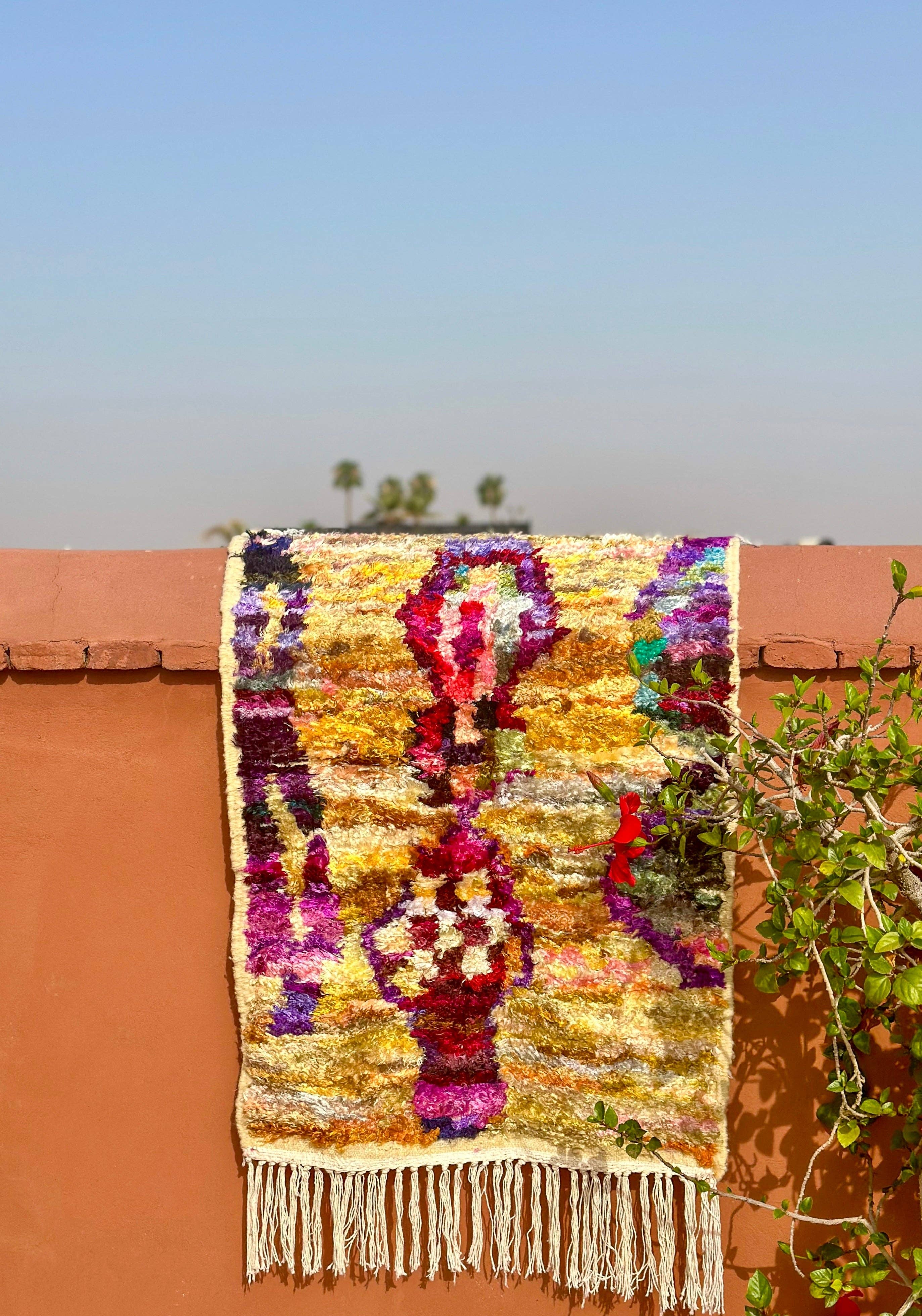 SOUK in the CITY Tappeti Boujad SABRA S: Marrone | giallo