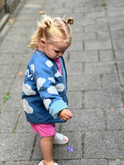 ToutVintage Giacca ricamata in cotone nuvola BAMBINI