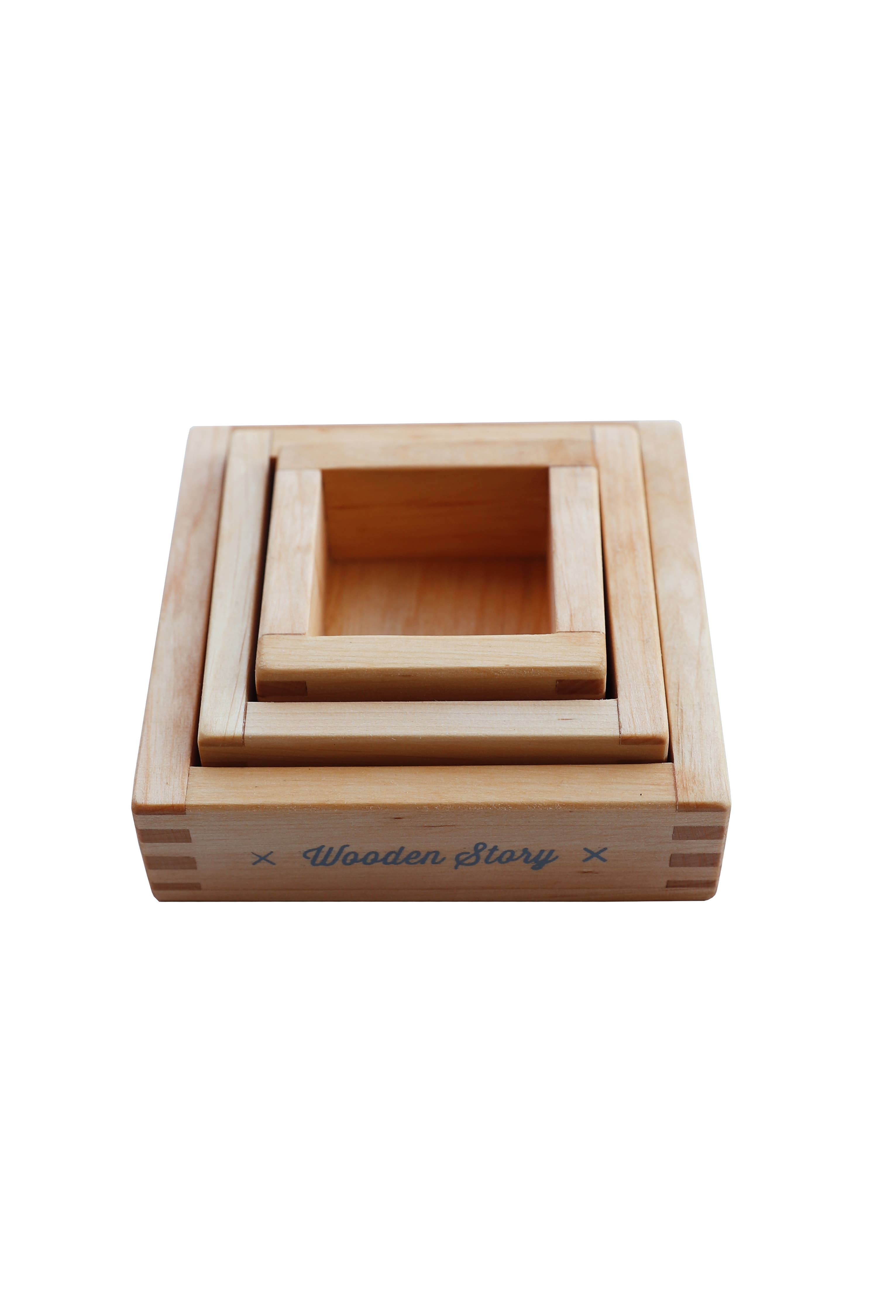 Wooden Story Sp. z o.o. Vassoi di smistamento Montessori - set da 3 pezzi