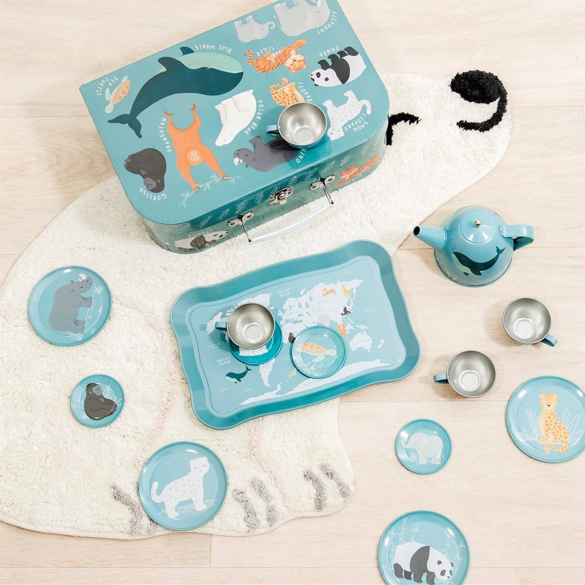 Sass & Belle Europe Set da tè per bambini Endangered Animals