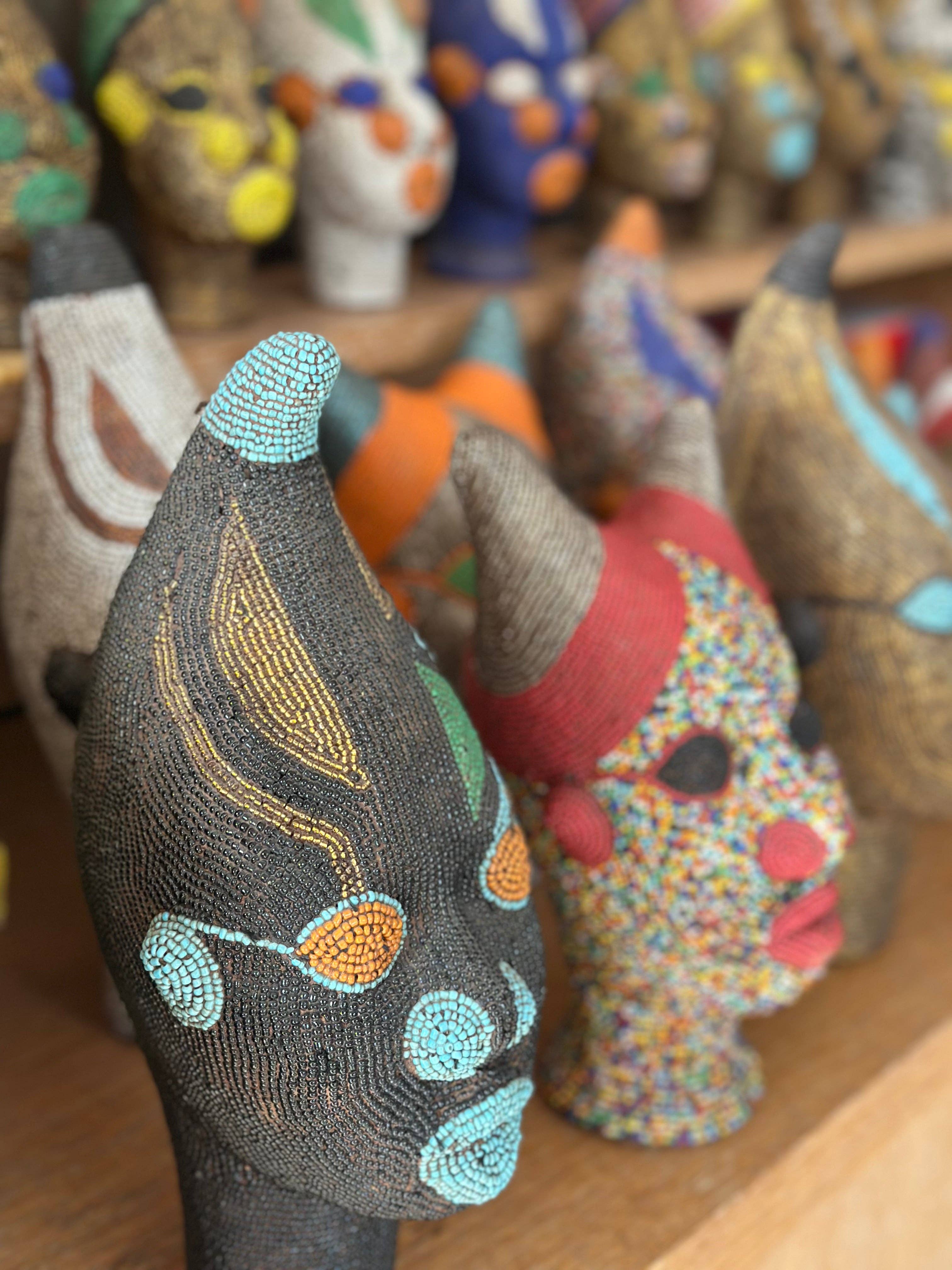 SOUK in the CITY Statue Bamileke MEDIUM - nuovo design