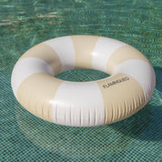Flamingueo Ciambella gonfiabile beige grande