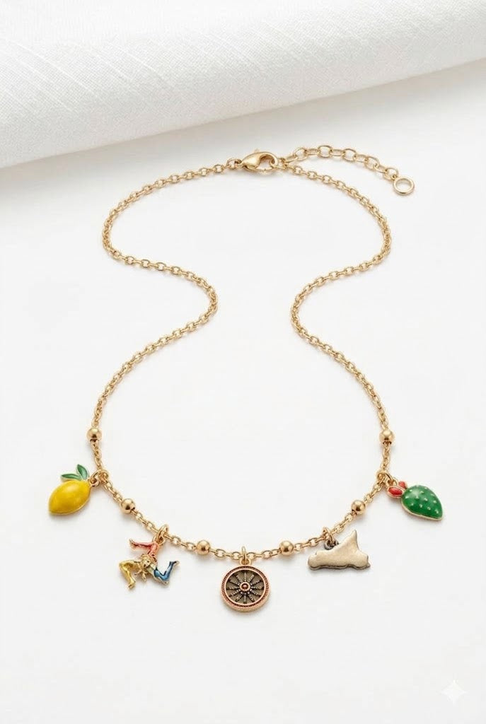 Gioielli di sicilia - collana lunga oro