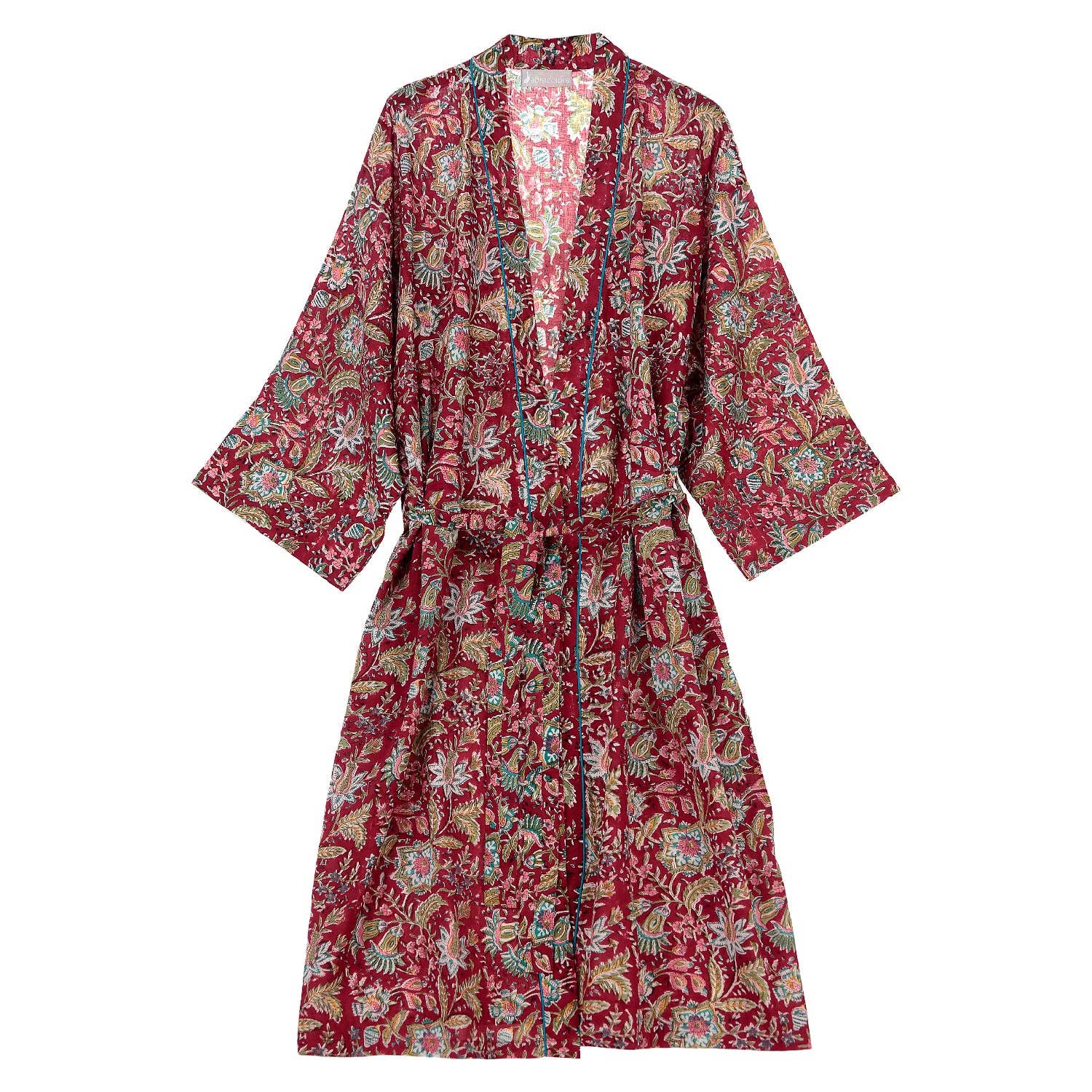 ABRACOLORS Kimono fiore rosso