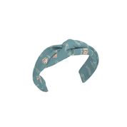 GRECH & CO Fascia Classica con Nodo | Cotone Organico: In Bloom