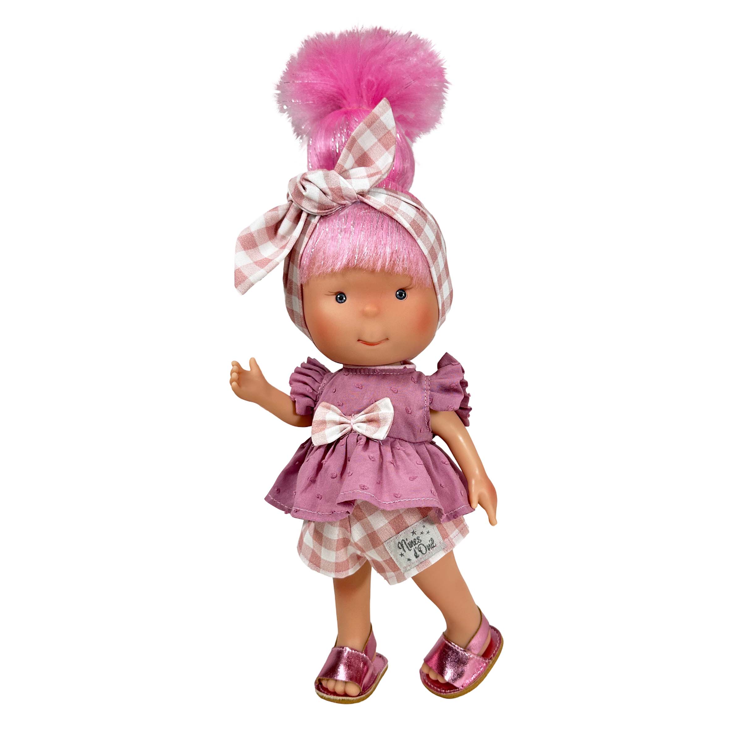 Nines Artesanals d'Onil Dolls BAMBOLA PIPPA ROSA COTTON RIF:0202