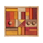 Wooden Story Sp. z o.o. Blocchi caldi nel vassoio - 30 pz