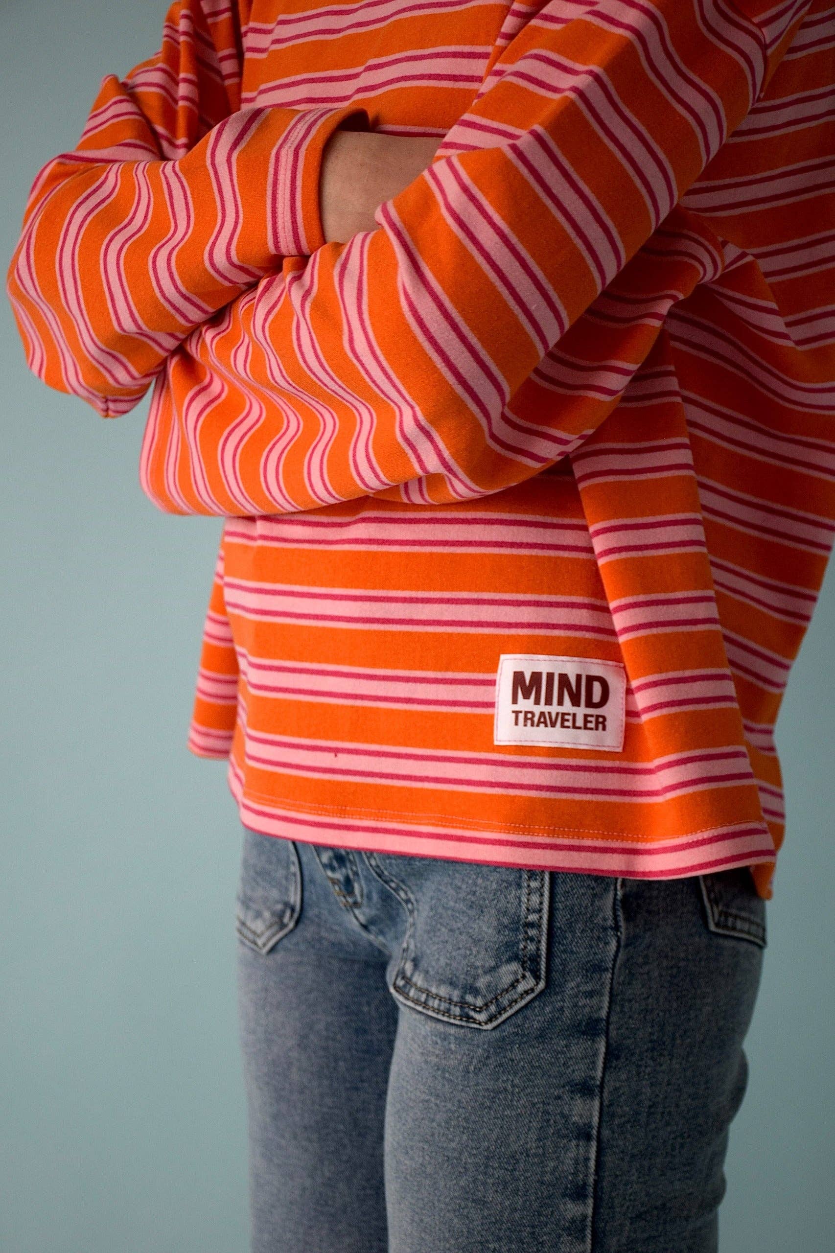 MindTraveler Maglietta Pipa Arancione e Fucsia
