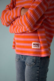 MindTraveler Maglietta Pipa Arancione e Fucsia