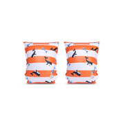 Swim Essentials Fasce da Braccio - Rosso/Bianco - Strisce Oceaniche