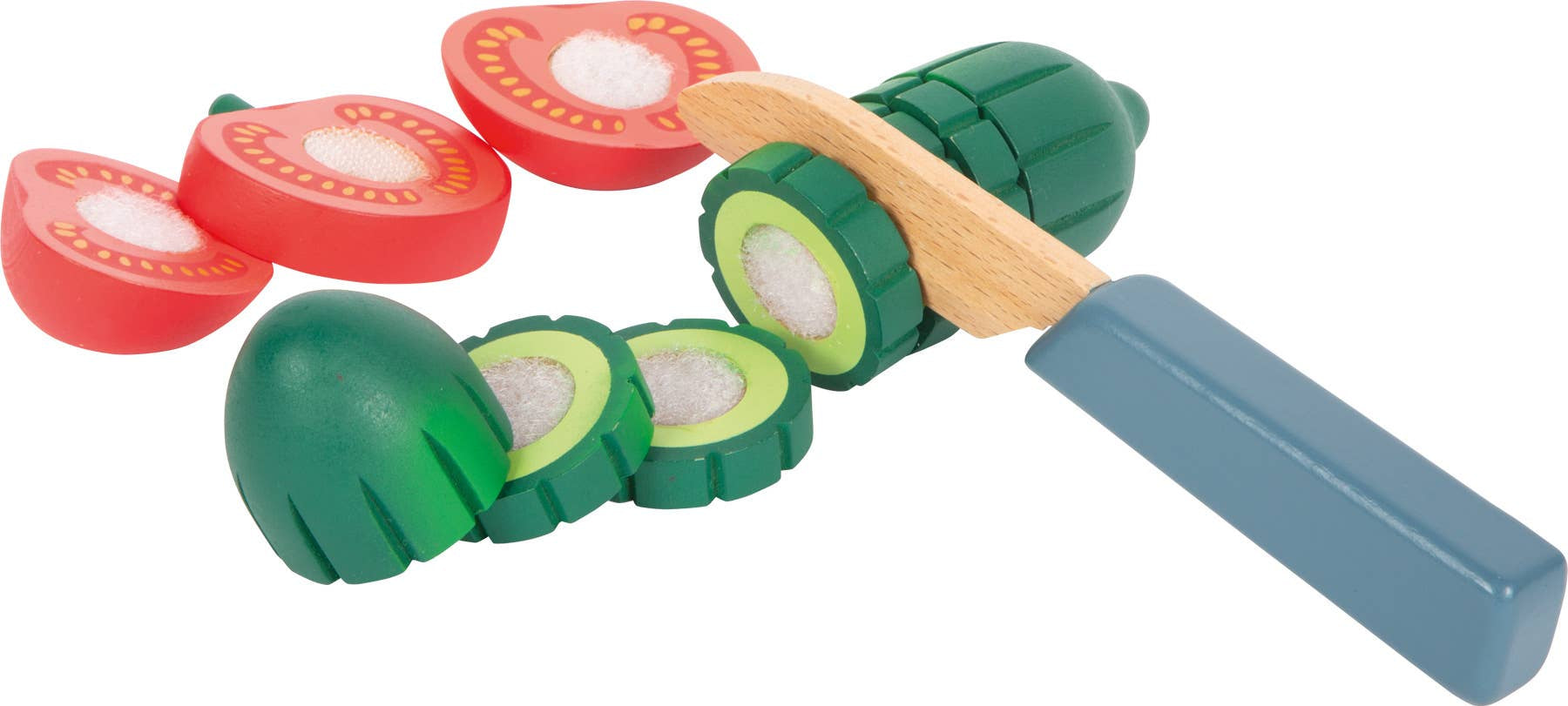 Small foot Set da taglio per insalata «fresh» | giocattoli da cucina | giocattoli in legno