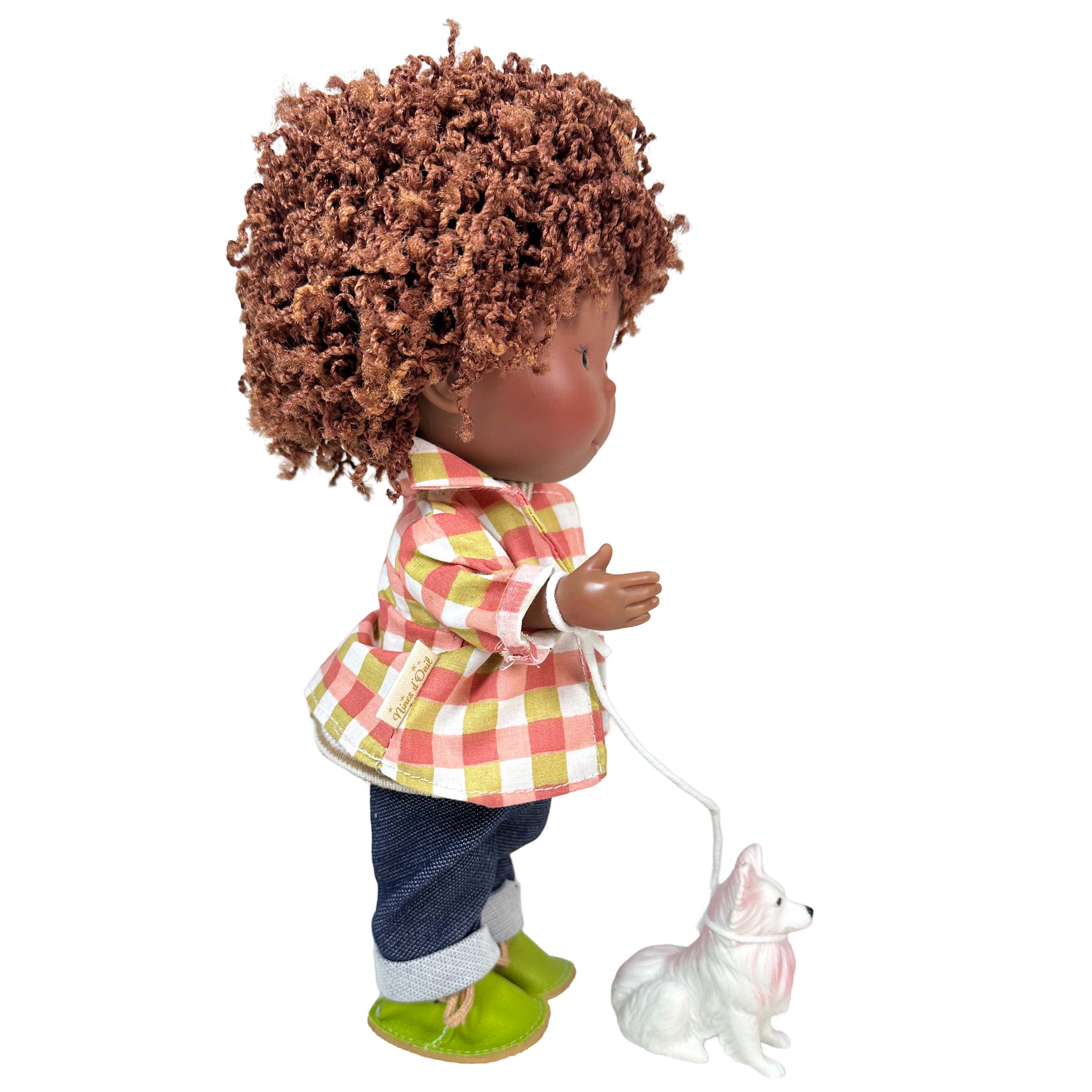 Nines Artesanals d'Onil Dolls Bambola Pippo Mulato per Animali Domestici: NORMALE