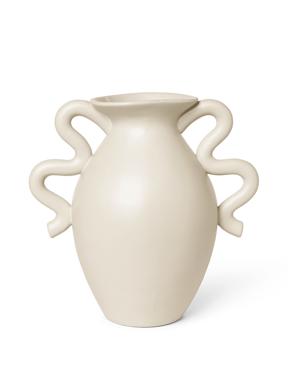FERM LIVING Verso Vaso da tavolo Crema