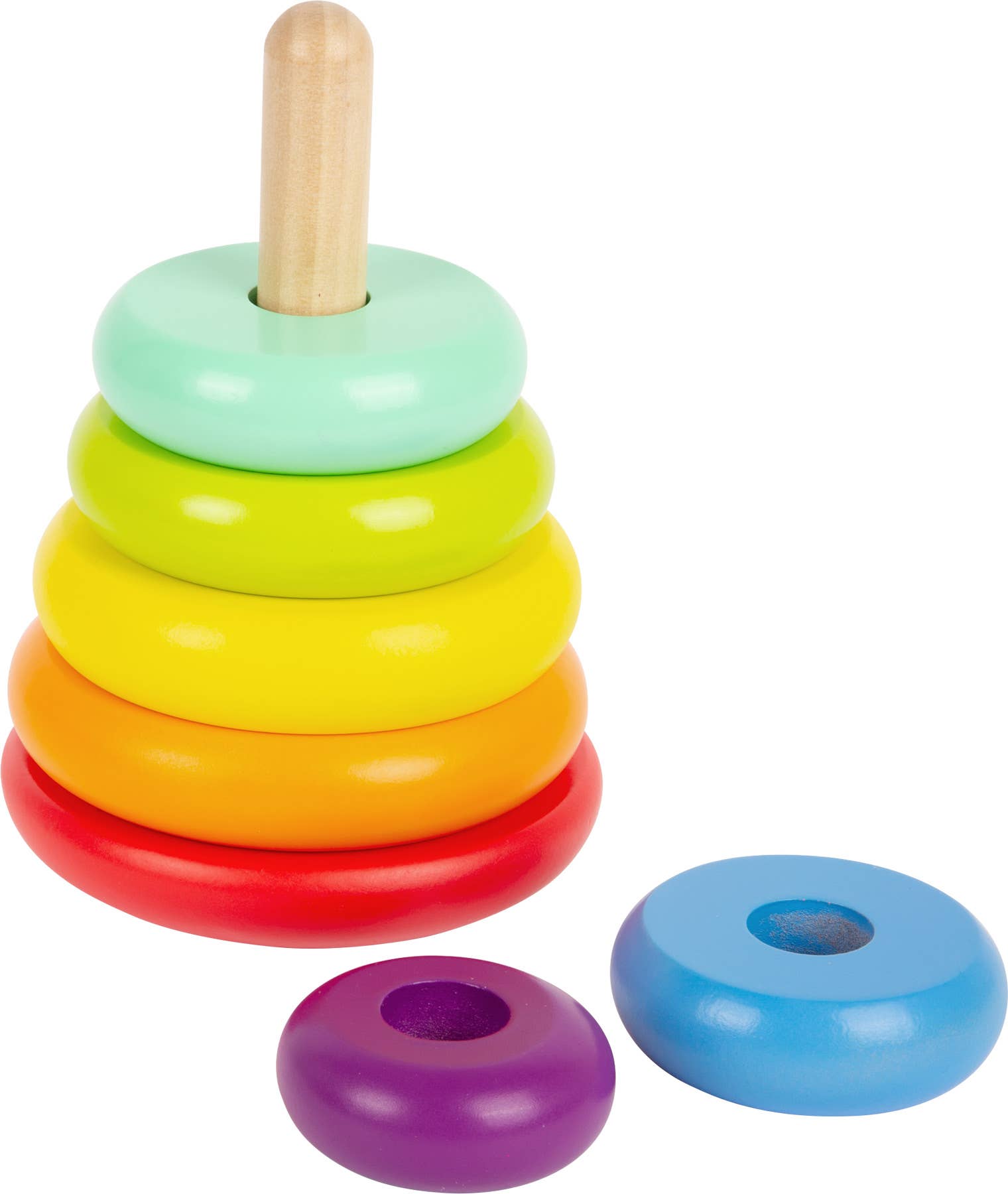 small foot Torre impilabile arcobaleno
