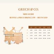 GRECH & CO Bikini a due pezzi con volant | UPF + riciclato - In Fiore