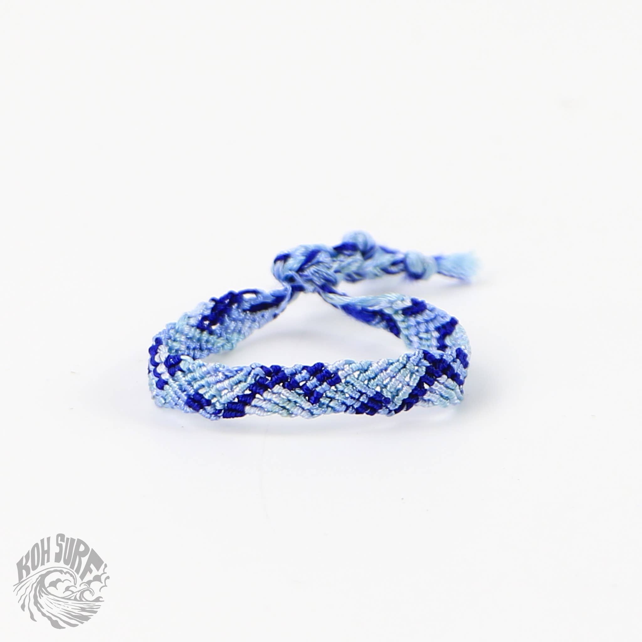 Pineapple Island Bracciale in cotone e seta tessuto a mano di Koh Surf: Toni rosa