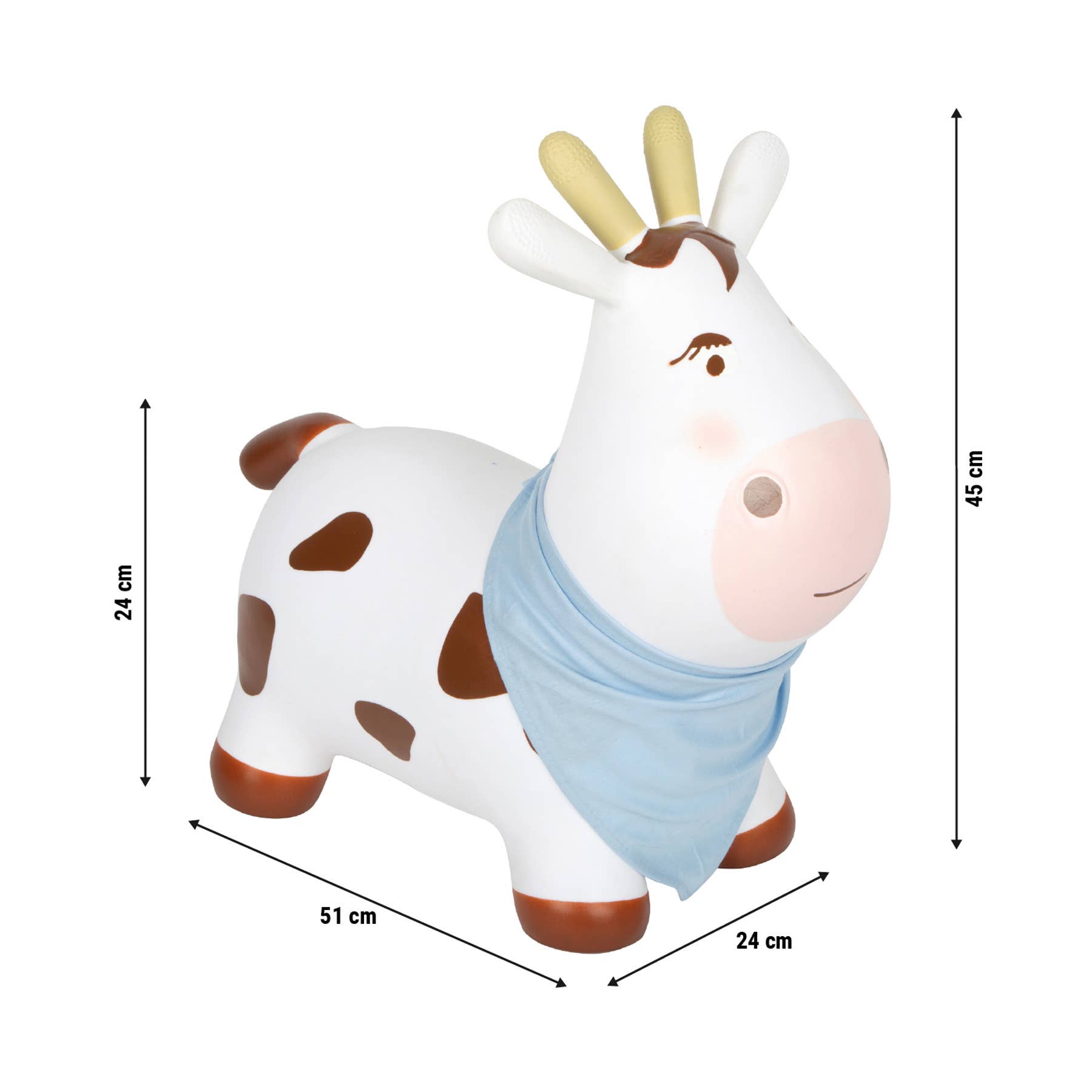 Small foot Mucca saltellante | Giocattolo da salto | Plastica