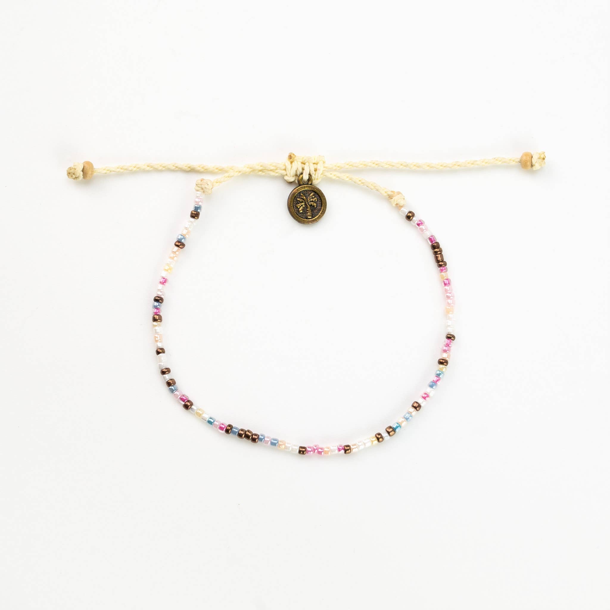 Pineapple Island Braccialetto con perline Nusa Dainty, Surf Jewelry di Koh Surf: Arcobaleno