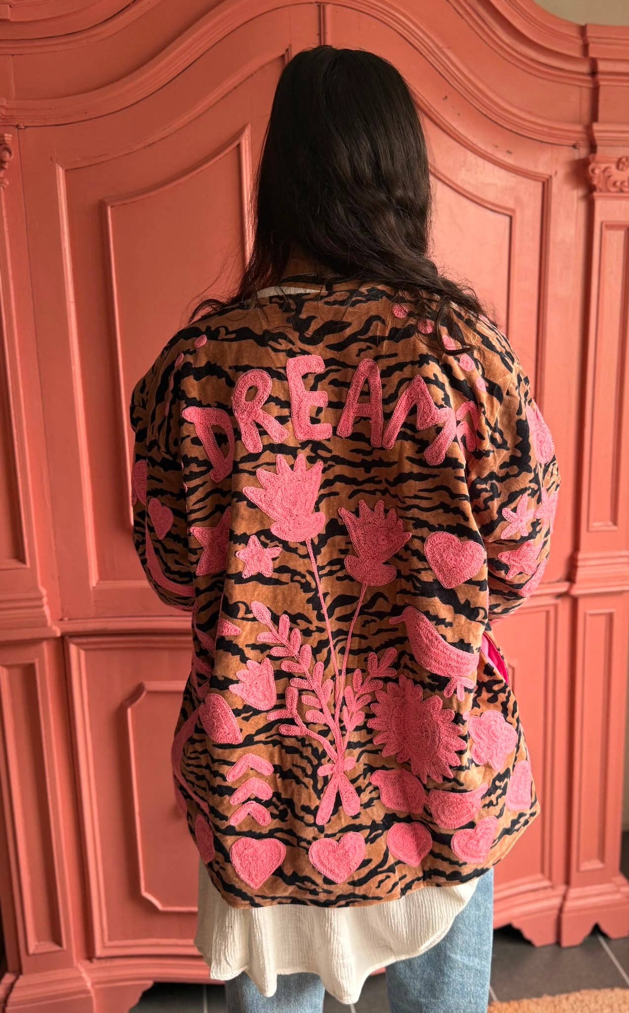 TOUT - Giacca Dream Tigre rosa